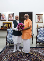 प्रधानमंत्री मोदी ने सीपी राधाकृष्णन को दी बधाई