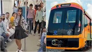 जब पटना मेट्रो में गोरी लड़की ने लगाई ठुमका , मच गया बवाल