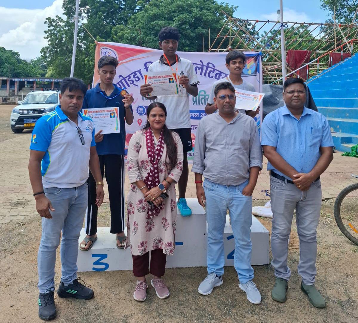 अदाणी फाउंडेशन की पहल से खेल प्रतिभाओं को मिला उड़ान, जिला स्तरीय एथलेटिक्स में 300 खिलाड़ियों ने दिखाया दमखम